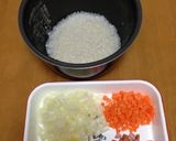 簡単きのこデミソースのオムライス♡作り方1写真