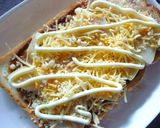お好み焼きソースで　たけのこトースト作り方4写真