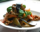 豚肉とカラフル野菜の辛味噌炒め♬作り方6写真
