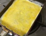 甘い卵☆ハムチーズレタスのくるくる卵焼き作り方2写真