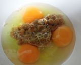 納豆オムレツ作り方1写真