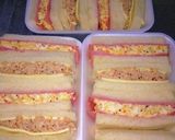 簡単栄養野菜玉ねぎ沢山ハム卵サンドイッチ作り方15写真