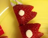 子供の日キャラ弁に簡単☆苺でこいのぼり作り方4写真