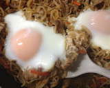 節約丼！半熟卵と白滝たっぷり丼作り方5写真