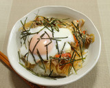 節約丼！半熟卵と白滝たっぷり丼作り方6写真