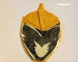 ＊キャラ弁＊キョウリュウゴールド作り方6写真