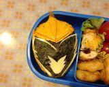 ＊キャラ弁＊キョウリュウゴールド作り方8写真