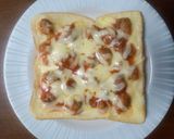 お弁当の余りで☆ミートボールトースト作り方4写真