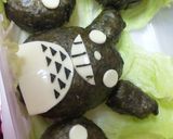 運動会トトロ＆まっくろくろすけキャラ弁当作り方6写真
