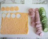 こどもの日♪楽しい♪こいのぼり寿司ケーキ作り方1写真