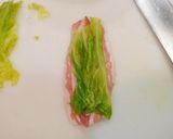 春キャベツと豚バラ肉の照り焼きロール作り方2写真