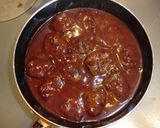 肉団子の煮込みハンバーグ風作り方2写真