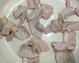 レンコンと豚バラ肉の炒めもの作り方1写真