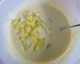 炊飯器deヨーグルトケーキ（蒸し林檎）作り方2写真