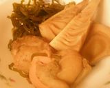 筍、昆布、蒸し帆立の煮物作り方3写真