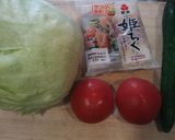 ♪パパッとちくきゅーサラダ♪作り方1写真
