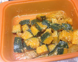 レンジで簡単♪かぼちゃの胡麻和え作り方2写真
