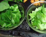 茹で野菜でローカロ♪簡単☆和風パスタ☆作り方3写真