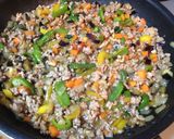 ＊簡単タイ料理＊野菜たっぷりガパオライス作り方8写真