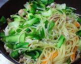 茹で野菜でローカロ♪簡単☆和風パスタ☆作り方6写真