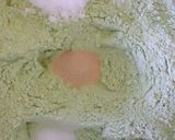 米粉抹茶あんパン作り方3写真