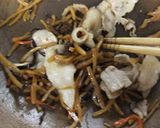 炒めるだけ♪簡単きんぴら丼作り方2写真