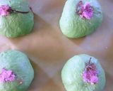米粉抹茶あんパン作り方15写真
