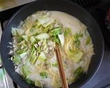 春キャベツのクリームスープスパ。作り方6写真