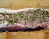 簡単！豚肉の塩釜焼：緑茶風作り方1写真