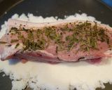 簡単！豚肉の塩釜焼：緑茶風作り方3写真