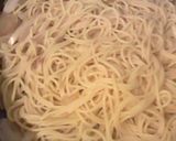梅肉と新たまねぎのスパゲティ作り方4写真