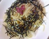 梅肉と新たまねぎのスパゲティ作り方5写真
