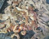 お餅焼き網で!!香ばし豚の炙り丼作り方3写真