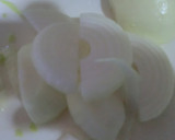 甘くて旨♪新たま・蒟蒻炒めの卵みそ作り方1写真