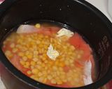 コーンと鮭の簡単味ｺﾞﾊﾝ作り方3写真