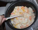 コーンと鮭の簡単味ｺﾞﾊﾝ作り方6写真