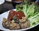 丸ごと肉詰めピーマン＆椎茸の肉詰め作り方6写真