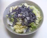 超簡単！白菜と塩昆布のサラダ作り方3写真