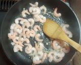 えびと青梗菜のクリーム煮作り方3写真