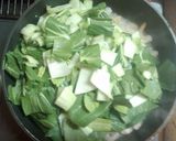 えびと青梗菜のクリーム煮作り方4写真