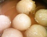 新玉ねぎで丸ごとグラタンスープ作り方1写真