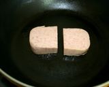 スパムステーキ☆レモンバターソース作り方5写真