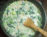 えびと青梗菜のクリーム煮作り方7写真