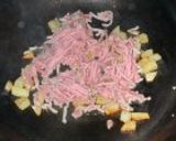 豚ひき肉の長いもソースグラタン作り方3写真