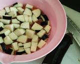お弁当♡水っぽさ０♪茄子と挽き肉味噌炒め作り方1写真