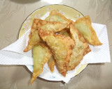 ソラマメとチーズのワンタン皮包み揚げ作り方6写真