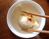 シンプルなのに美味しい　焼き餅の塩湯浸け作り方4写真