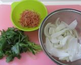 新玉ねぎ＆三つ葉＆干しエビのかき揚げ♪作り方1写真