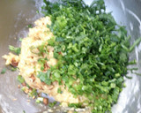 ほうれん草とﾁｰｽﾞのｹｰｸｻｸﾚ風作り方4写真
