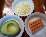 アボカドとサーモンのチーズマヨ掛け焼き作り方1写真
